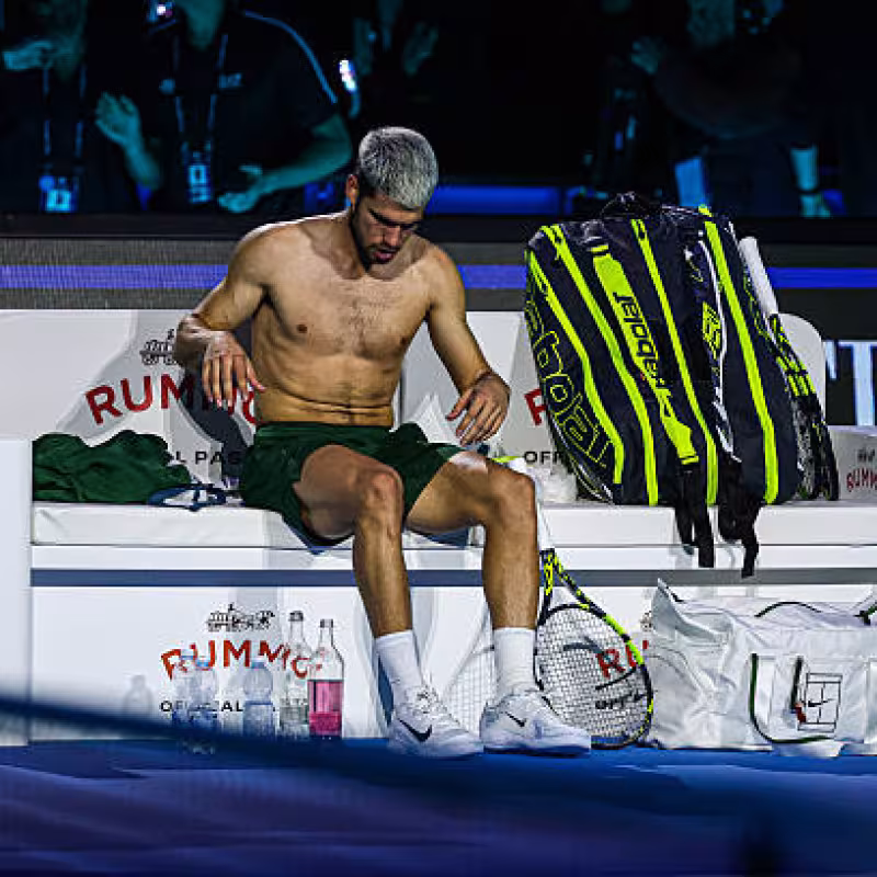 Carlos Alcaraz, resonance. Photo: gettyimages