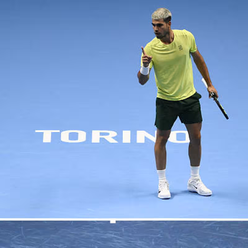 Alcaraz amazes with his one-handed backhand: even Fritz is laughing! Photo: Getty