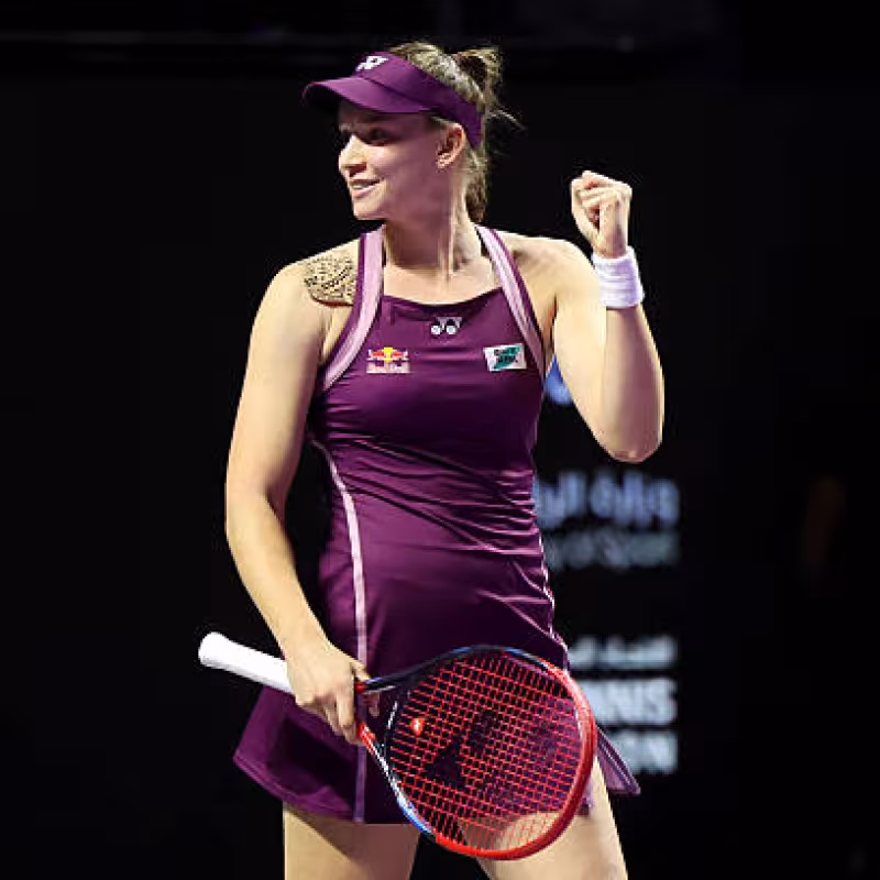 Elena Rybakina at the WTA Finals 2025. Photo: Getty