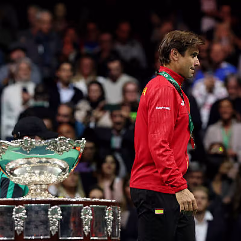 David Ferrer, one step away from conquering his first Davis Cup as captain. Source: Getty