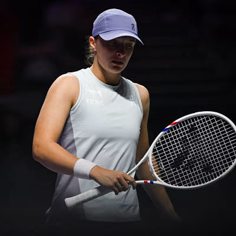 Swiatek: "I don't need big goals to motivate myself." Photo: Getty
