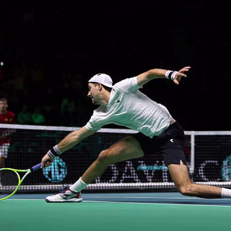 Struff reveals what he thought about Carreño's comeback in the tiebreak. Photo: Getty