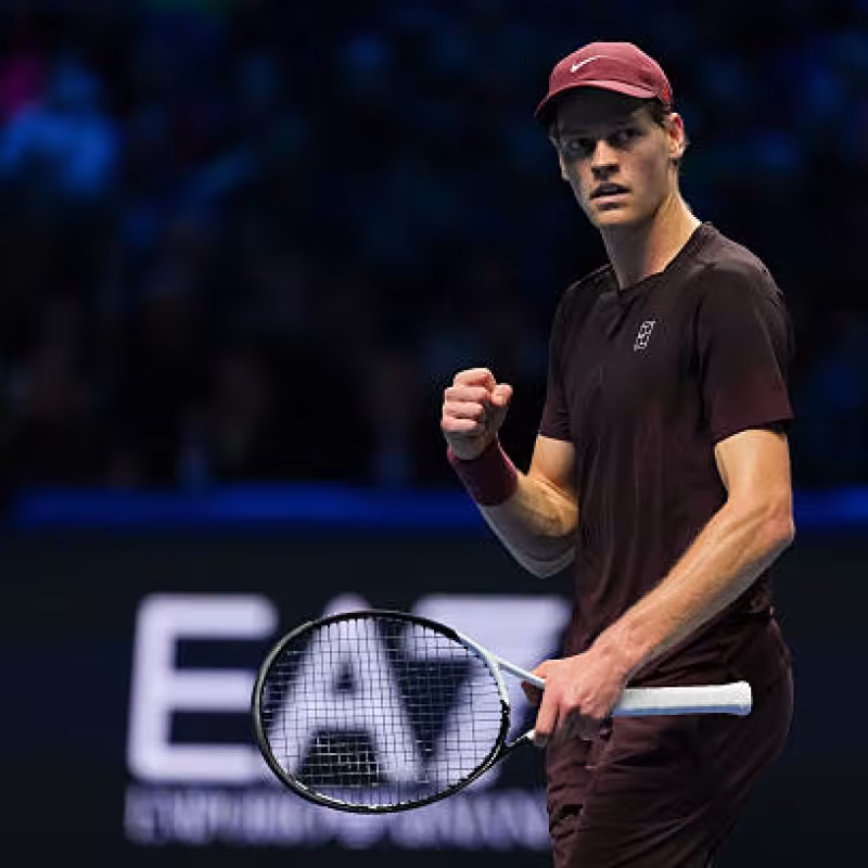 Jannik Sinner explains why he is so strong indoors: "It adapts better to my game." Photo: Getty