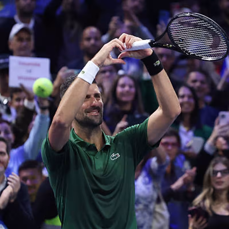 Novak Djokovic talks about Stan Wawrinka. Photo: Getty