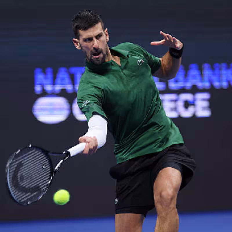 Djokovic surpasses Federer as player with most titles on hard court. Photo: Getty