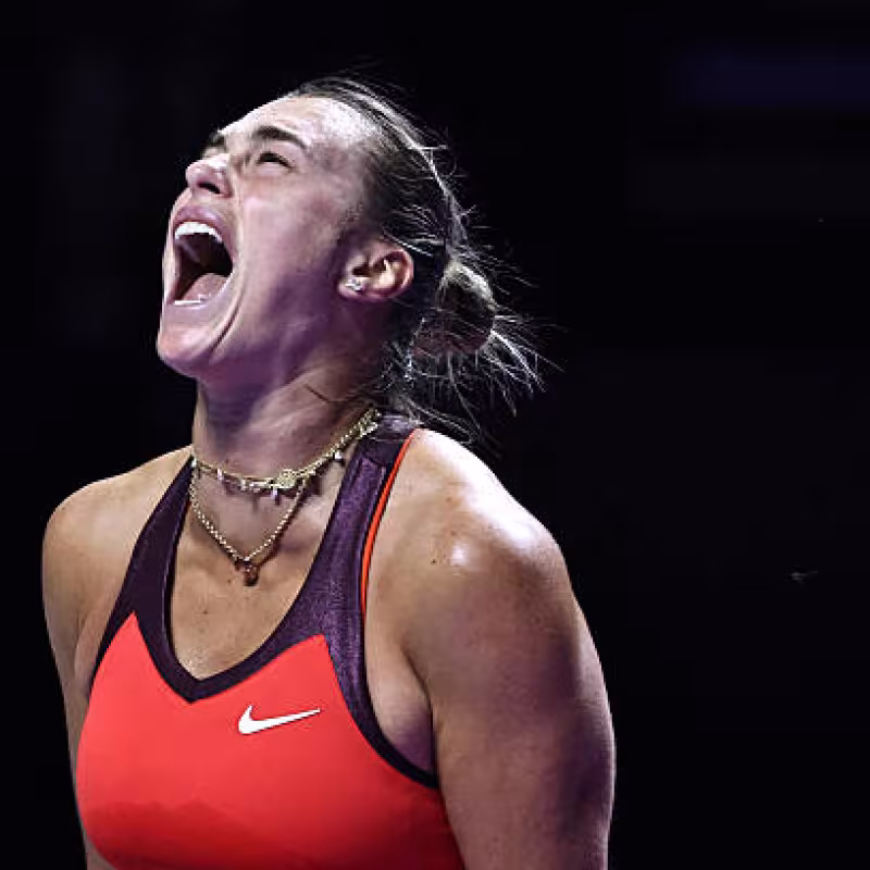 Sabalenka advances to the WTA Finals semifinals.
