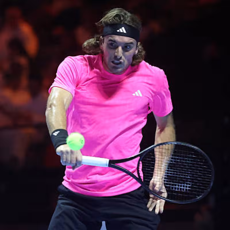 This is the injury that Tsitsipas is suffering. Photo: Getty