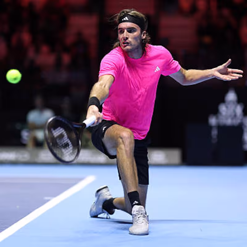 Tsitsipas fined for driving at over 200km/h in Athens. Photo: Getty