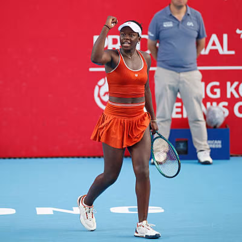 Victoria Mboko, champion in Hong Kong. Photo: gettyimages