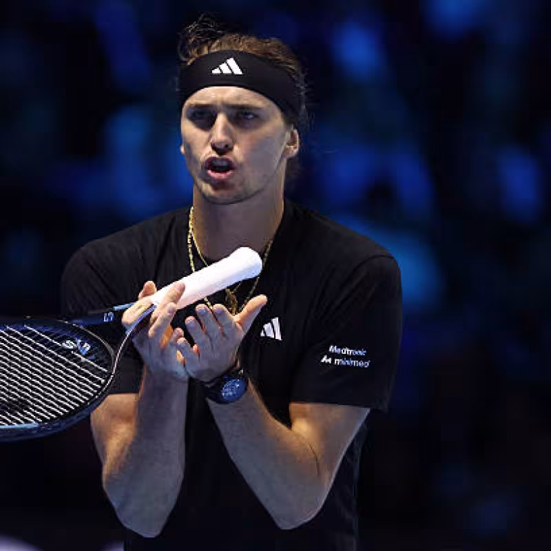 Zverev fell again to Sinner and evidenced that the distance between them is very large. Source: Getty