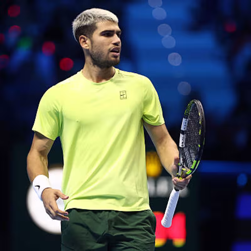 Alcaraz reveals what Christmas gifts he would give to Sinner, Nadal, and Djokovic. Photo: Gettyimages