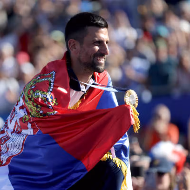 Djokovic insists on his last wish: "The Los Angeles Olympics are the guiding star for me". Photo: Gettyimages