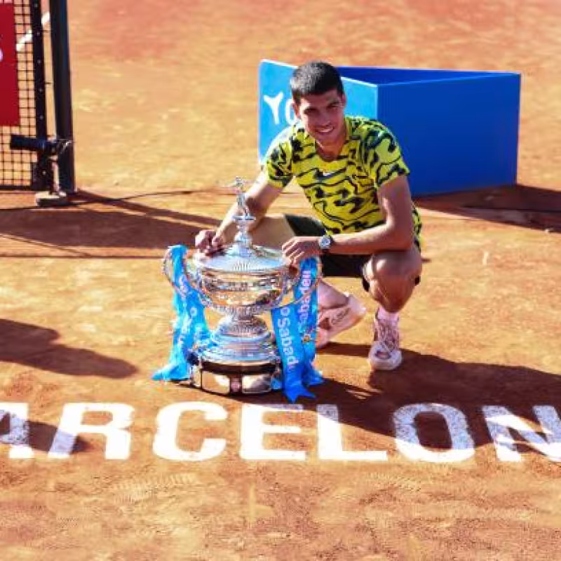 The Count of Godó confirms Carlos Alcaraz's presence for 2026. Photo: Getty Images