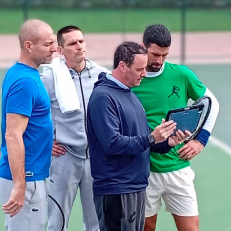 Djokovic adds a new member to his team.