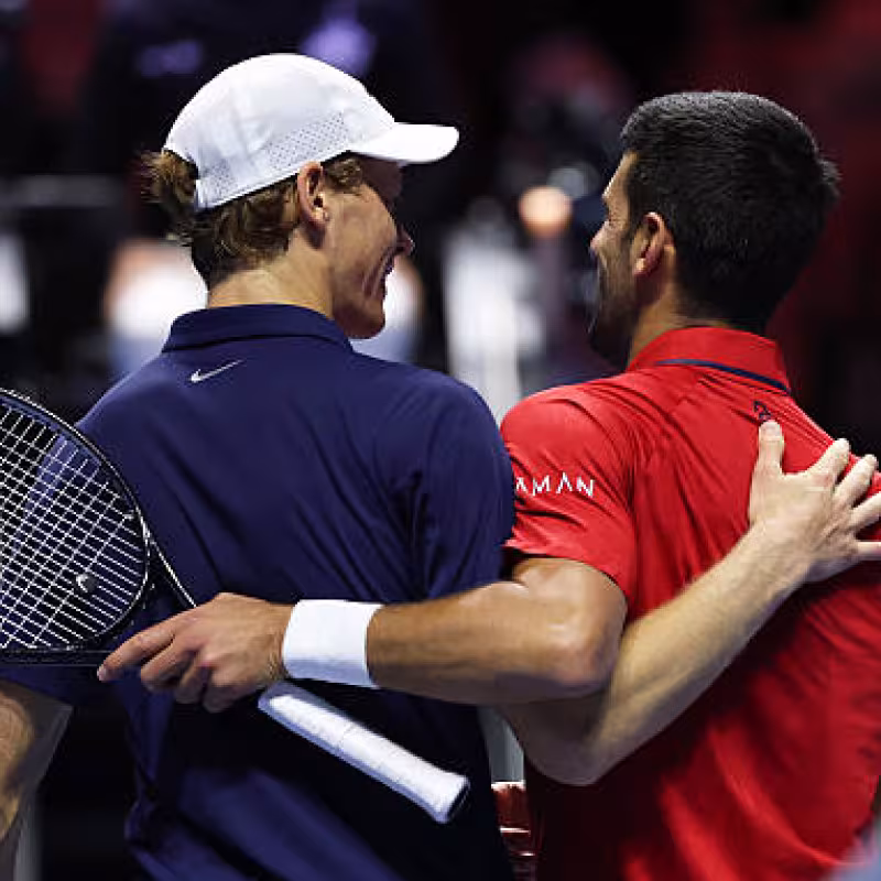 "Djokovic and Sinner are the two tennis players in the best physical condition". Photo: Gettyimages