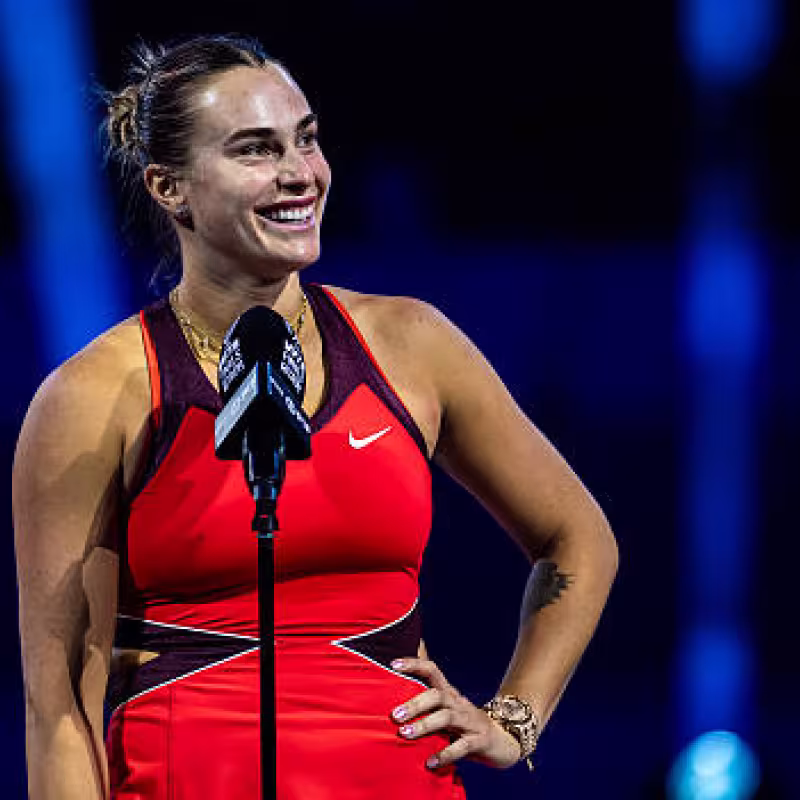 Sabalenka ignites her match against Kyrgios: "I just know I'm going to win." Photo: Getty Images