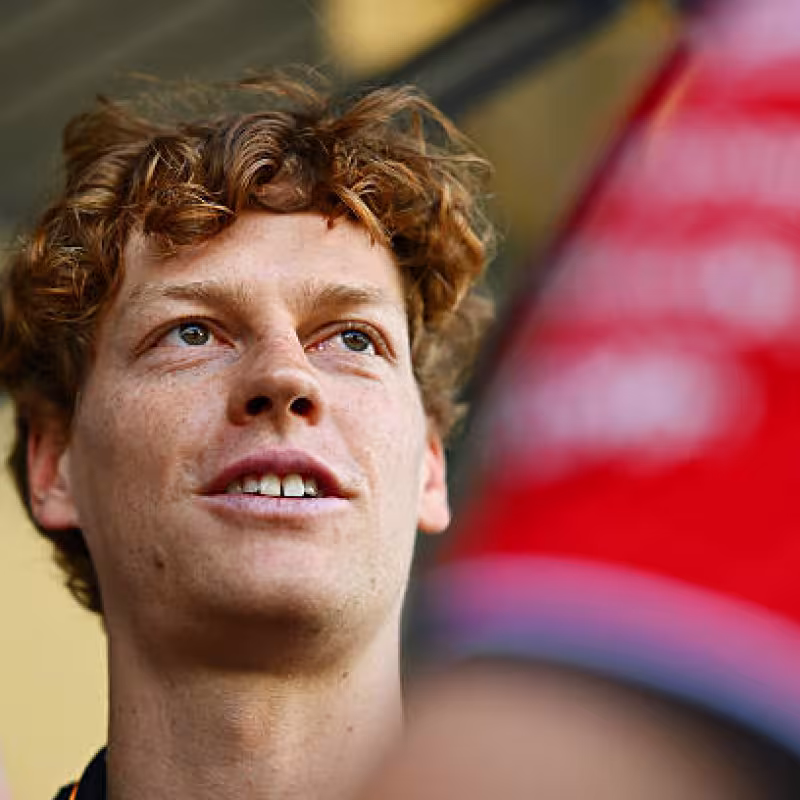 Sinner rushes his vacation with his other great passion: skiing. Photo: Gettyimages