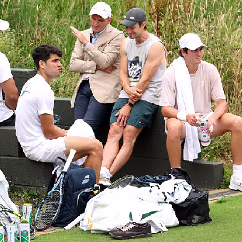 Fonseca talks about his training with Alcaraz. Photo: gettyimages