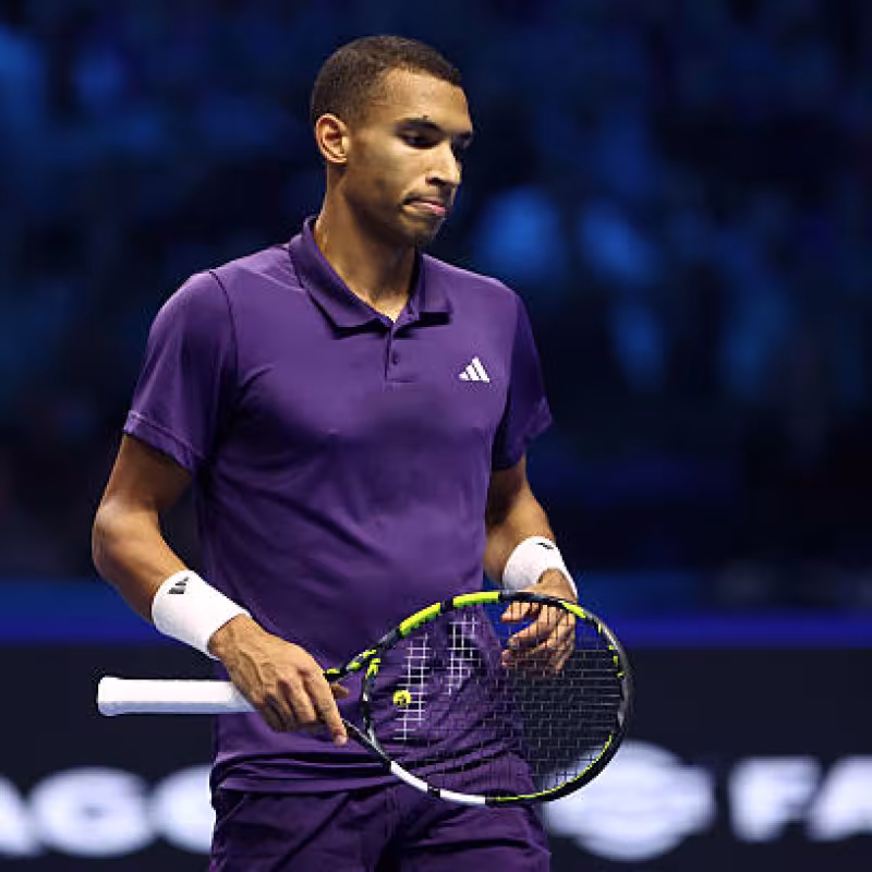 Aliassime spent Christmas flying to Australia.