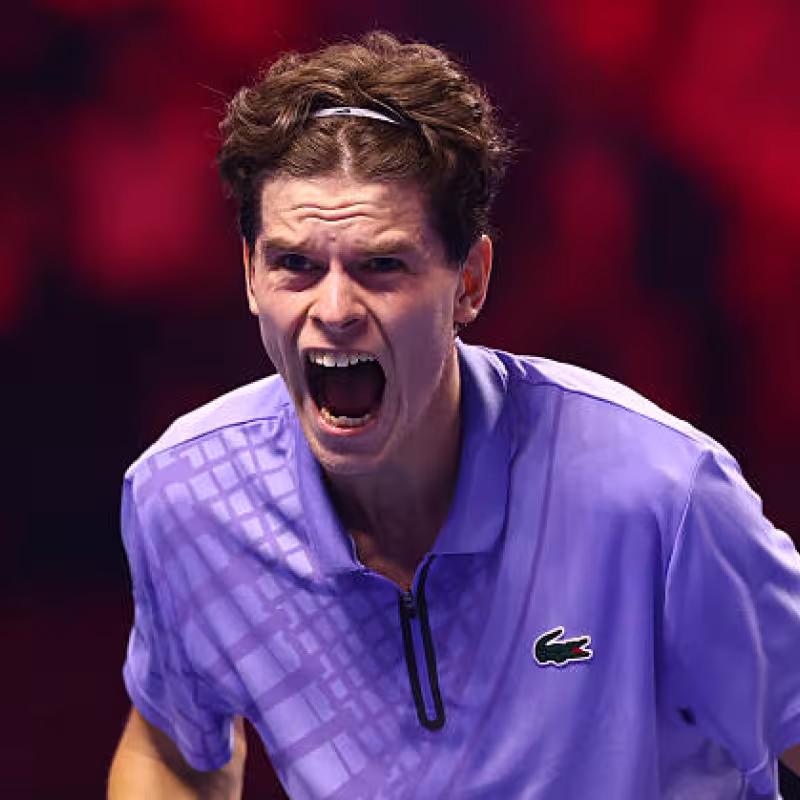 Alexander Blockx will seek to conquer the Next Gen Finals this afternoon. Source: Getty