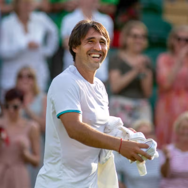 Marcos Baghdatis in his last Grand Slam, Wimbledon 2019. Source: Getty