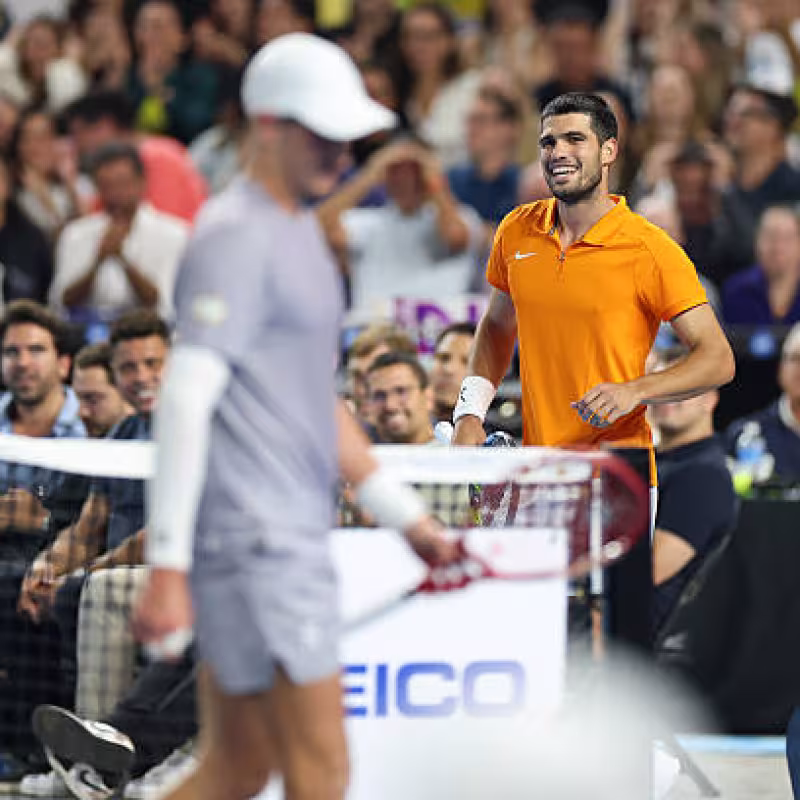 Alcaraz, about Fonseca: "He arrived on the circuit with a lot of strength, he has great tennis". Photo: Getty