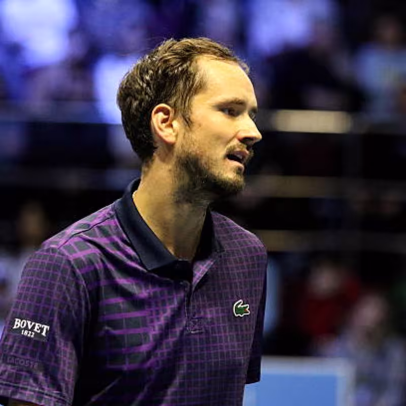 Medvedev falls defeated against the world number 524. Photo: Getty