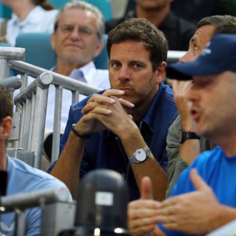 Del Potro will return to the courts next February at a legends tournament. Photo: Getty