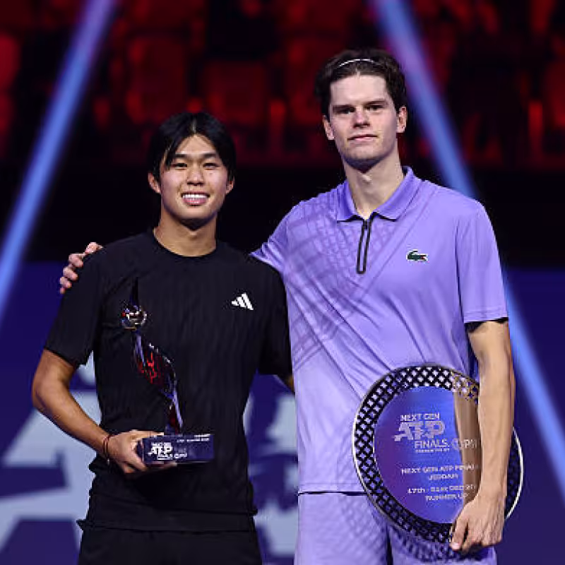 Learner Tien, conclusions from Next Gen ATP Finals 2025. Photo: gettyimages