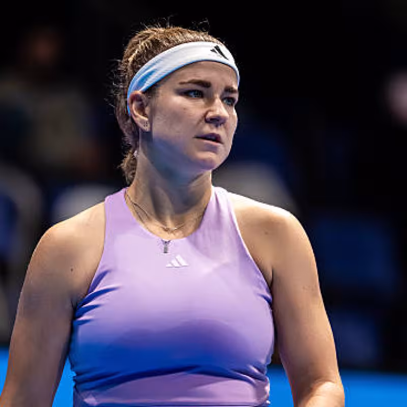 Muchova opened up and talked about the calendar, among other things. Source: Getty