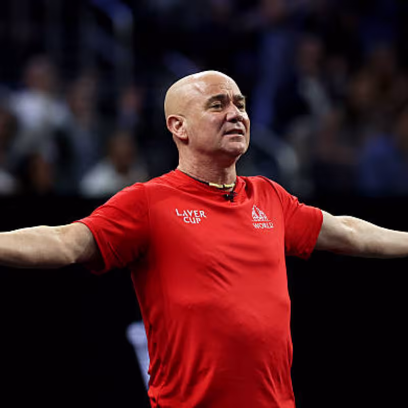 From the book to the screens: Agassi will premiere a docuseries about his career on Apple TV. Photo: Getty Images
