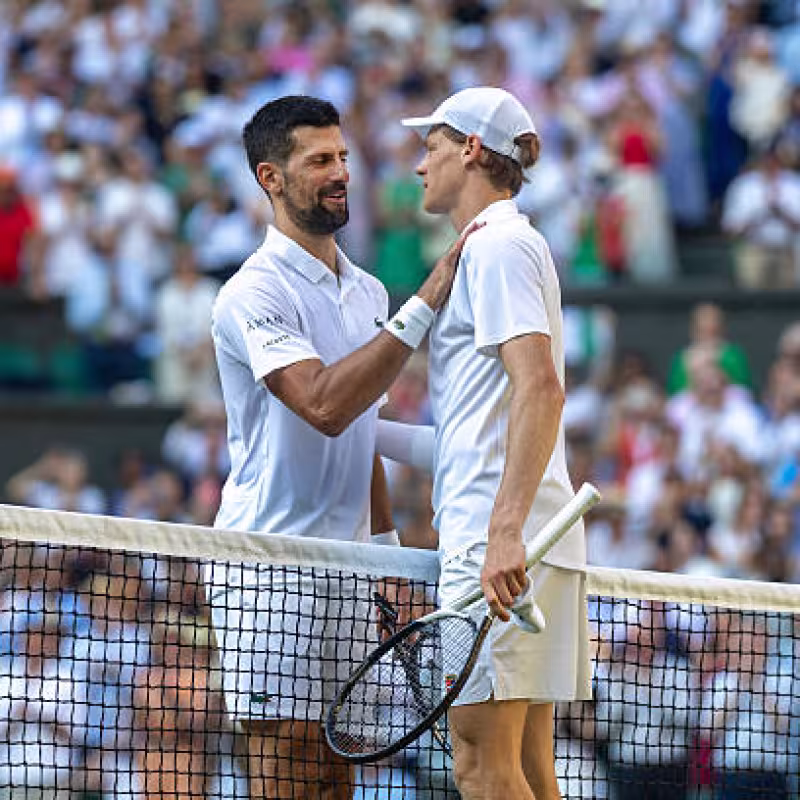 Djokovic, before his duel with Sinner: "He plays so well that it doesn't only depend on me, but his level must also go down." Photo: Gettyimages