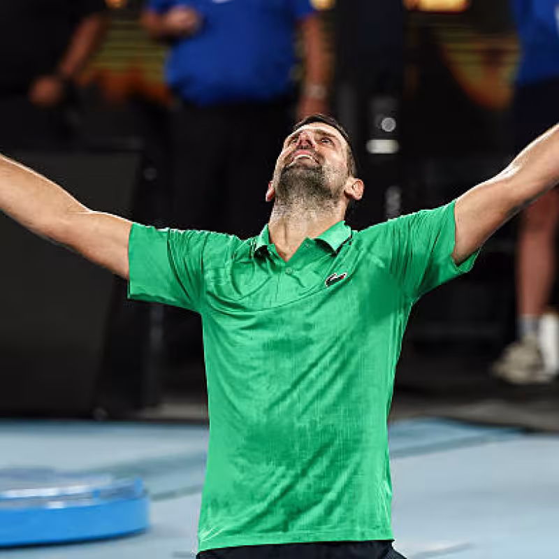 Djokovic, after defeating Sinner: "For me, this victory is almost equivalent to winning a Grand Slam." Photo: Gettyimages.