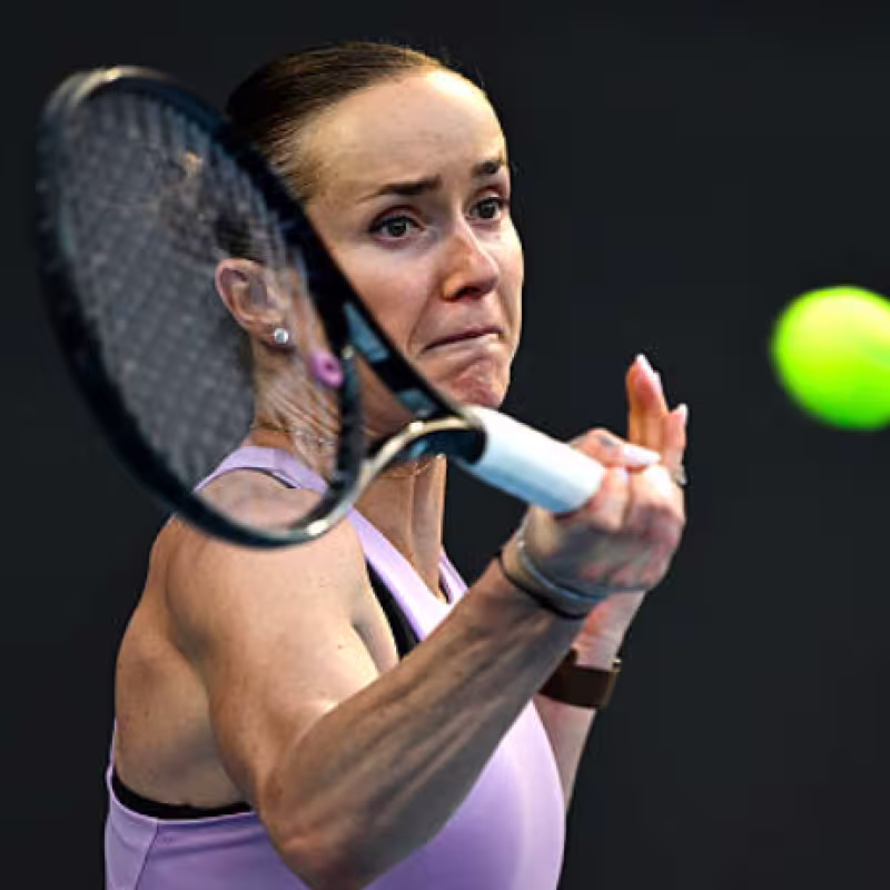 Svitolina saves a chasm to stay alive in Auckland. Source: Getty
