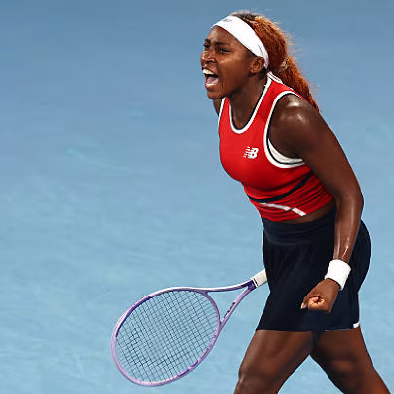 "Gauff brings out her best version to dominate Swiatek, and the decisive point will be decided in mixed doubles." Photo: Getty Images