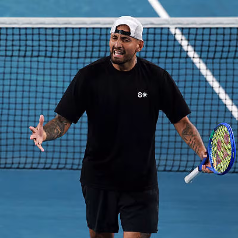 Kyrgios: "I've accomplished all my goals of the last month and a half, now I don't know what I'm going to do". Photo: Gettyimages