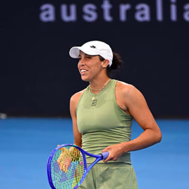 Madison Keys speaks after falling in Brisbane 2026. Source: Getty