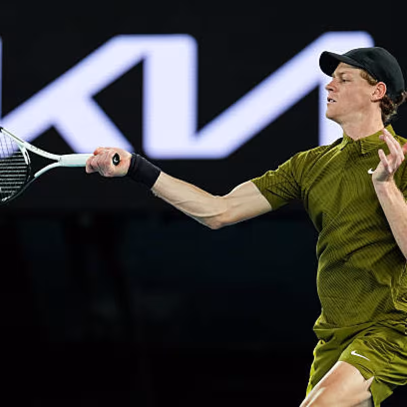 Saturday, January 24th Order of Play at the Australian Open: Sinner during the day; Djokovic during the night. Photo: Getty Images.