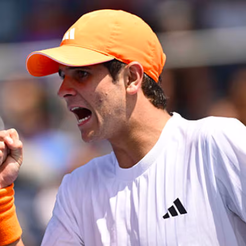 Jódar analyzes his first experience at Grand Slam: "I am very happy with my level." Source: Getty.