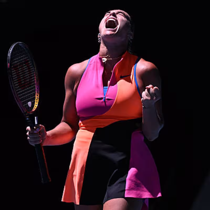 Sabalenka dazzles against Potapova in a crazy match and sets up meeting with Mboko in the round of 16. Photo: Gettyimages