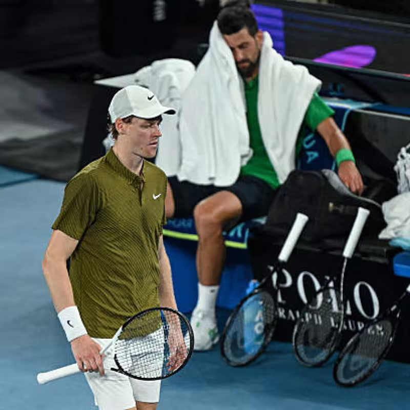 Sinner was superior in all the match statistics against Djokovic, and ended up losing. Photo: Gettyimages
