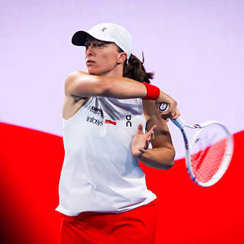 Swiatek makes her debut in 2026: "It has been a tough debut, but I was ready to return to competition." Photo: Gettyimages