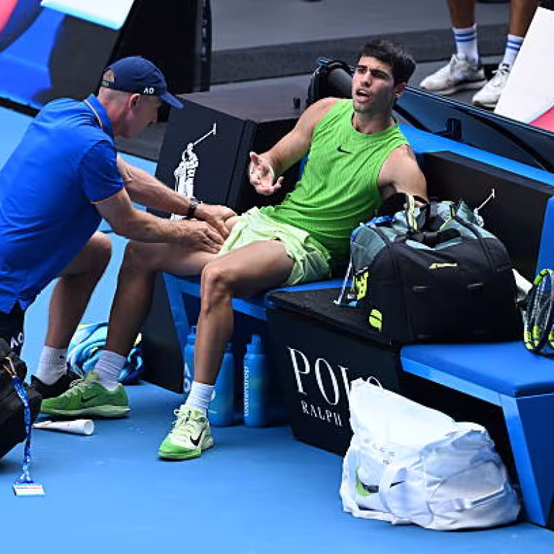 Carlos Alcaraz, why he was able to be attended. Photo: gettyimages