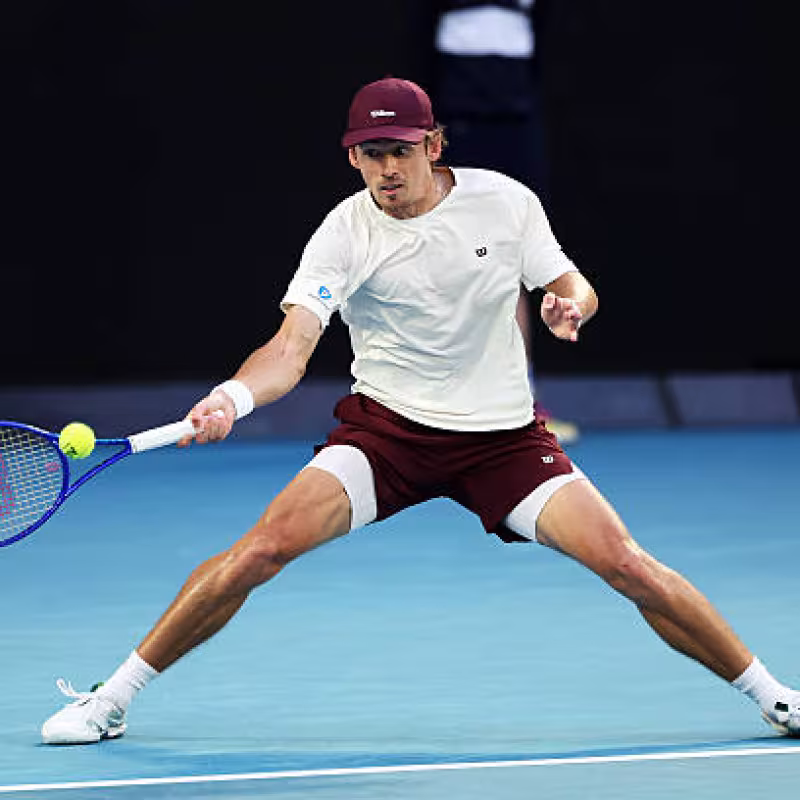 Álex De Miñaur beats Bublik at the Australian Open 2026. Photo: gettyimages