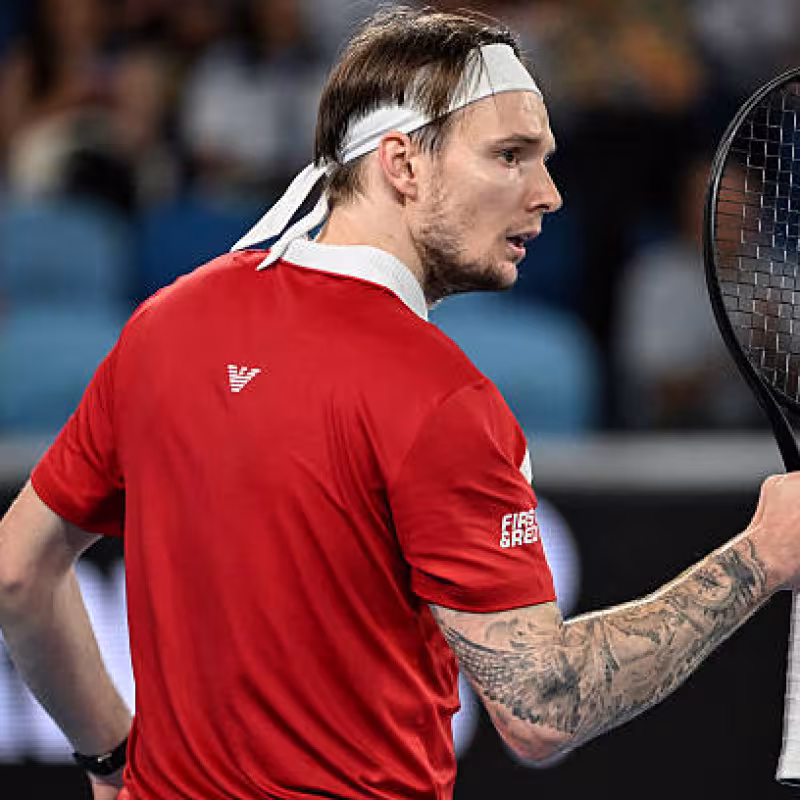Alexander Bublik advances to the round of 16 at the Australian Open 2026. Photo: gettyimages