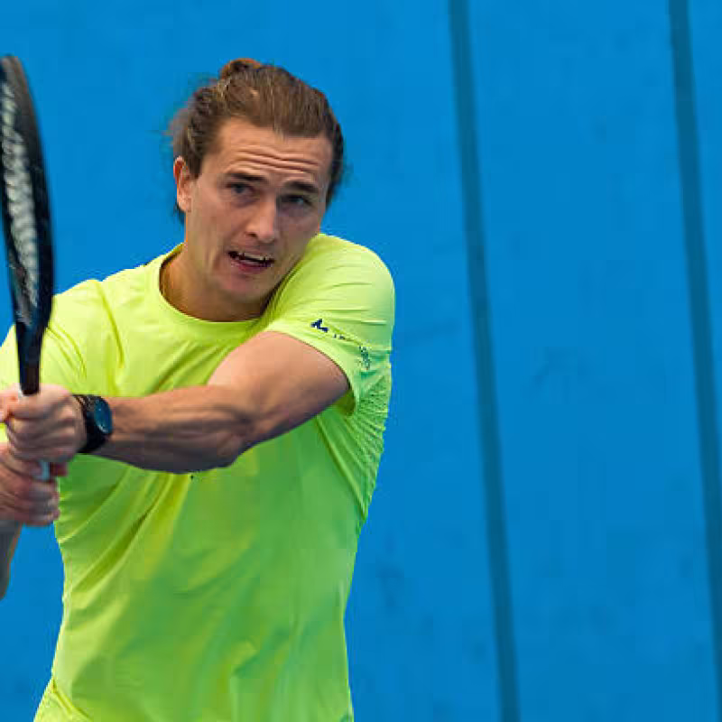 Alexander Zverev, debut at United Cup 2026. Photo: gettyimages