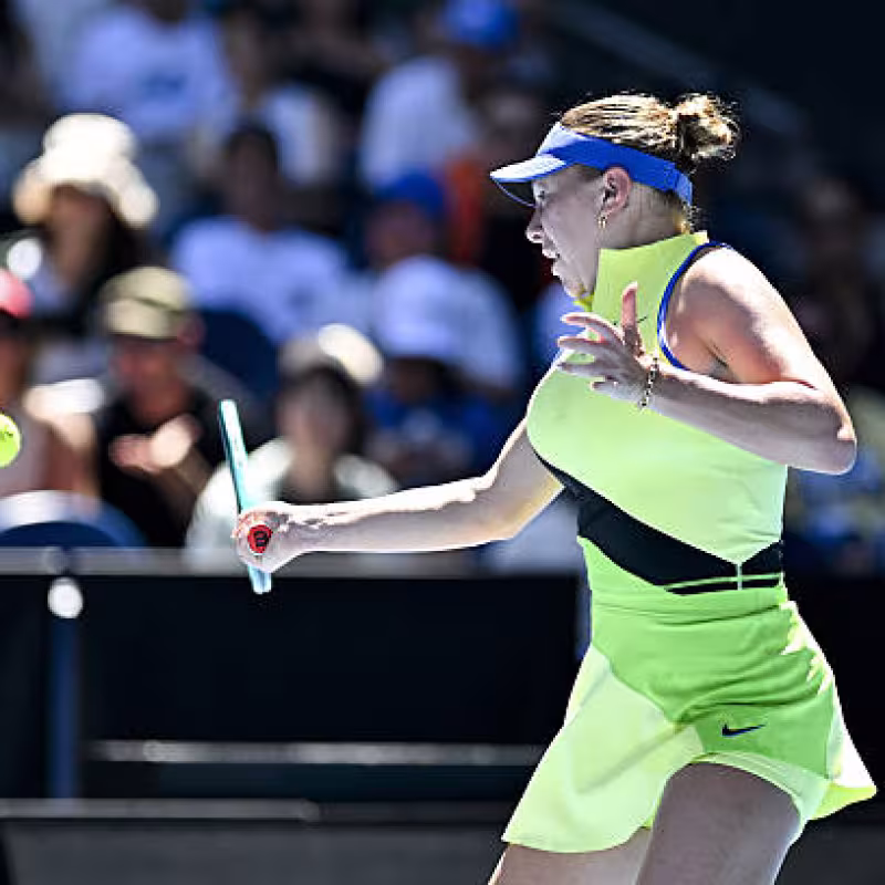 Amanda Anisimova, improvement in Grand Slams. Photo: gettyimages.