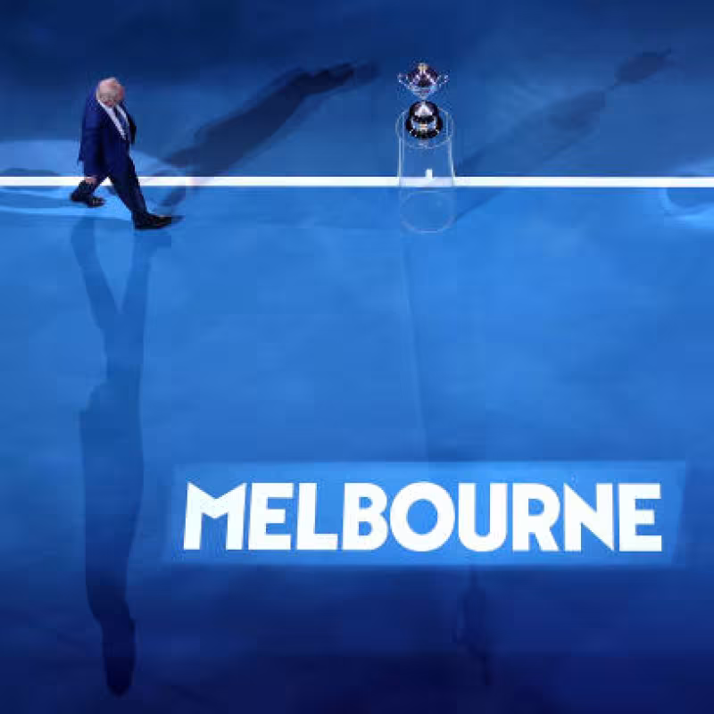 Love between tennis players at Australian Open 2026. Photo: gettyimages