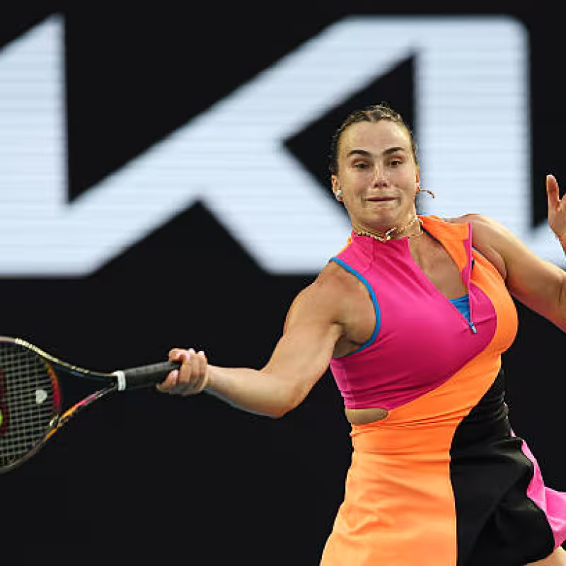 Aryna Sabalenka beats Rakotomanga at the Australian Open 2026. Photo: gettyimages