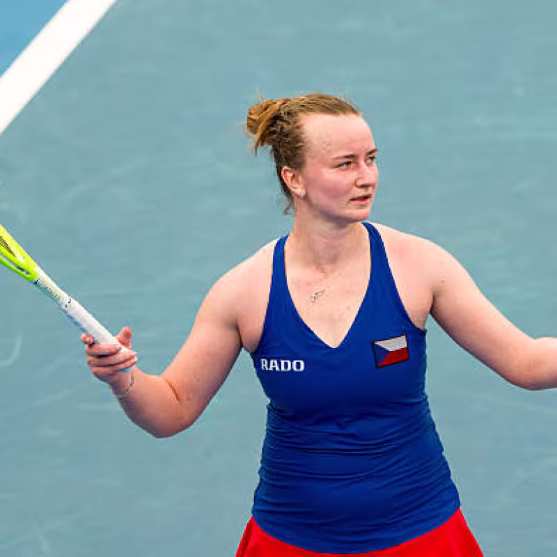 Barbora Krejcikova talks about Mensik at United Cup 2026. Photo: gettyimages.